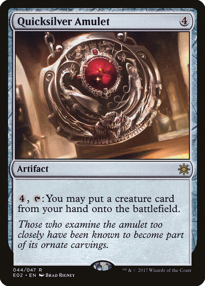 Quicksilver Amulet [Explorers of Ixalan] | Card Merchant Takapuna