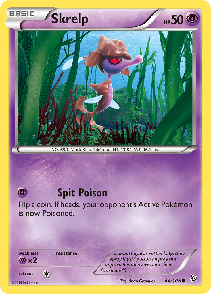 Skrelp (44/106) [XY: Flashfire] | Card Merchant Takapuna