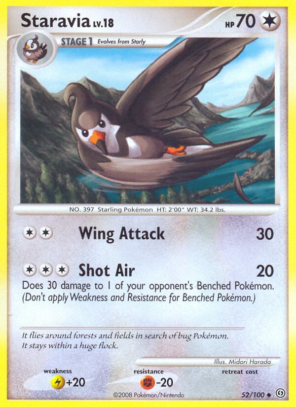 Staravia (52/100) [Diamond & Pearl: Stormfront] | Card Merchant Takapuna