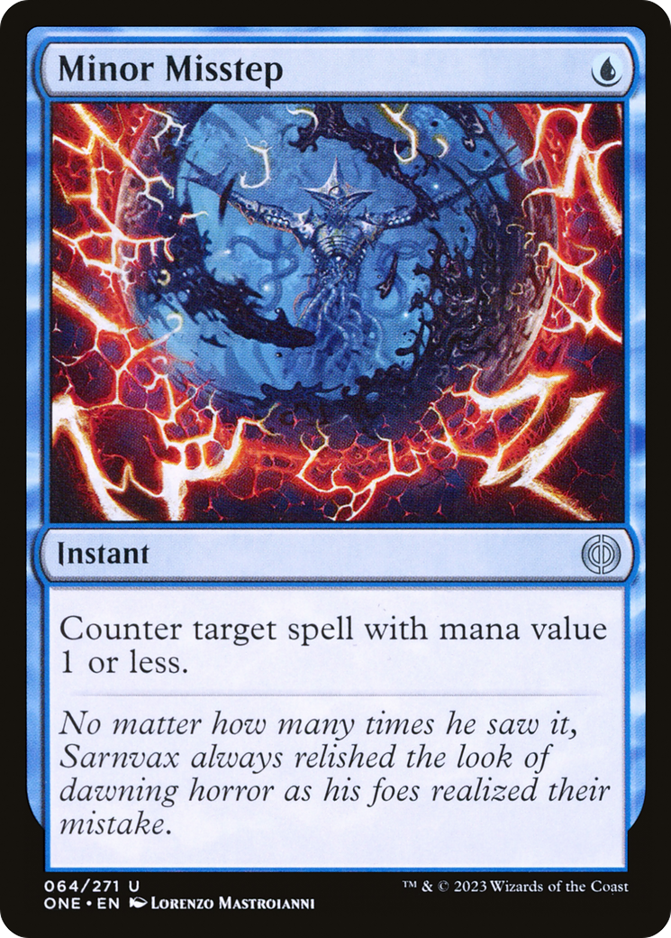 Minor Misstep [Phyrexia: All Will Be One] | Card Merchant Takapuna