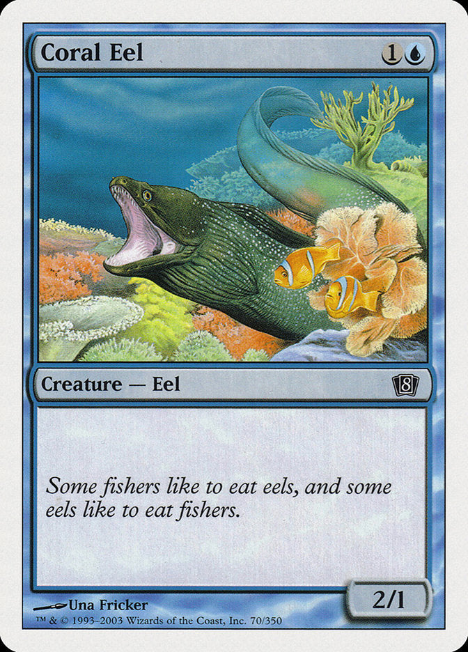 Coral Eel [Eighth Edition] | Card Merchant Takapuna