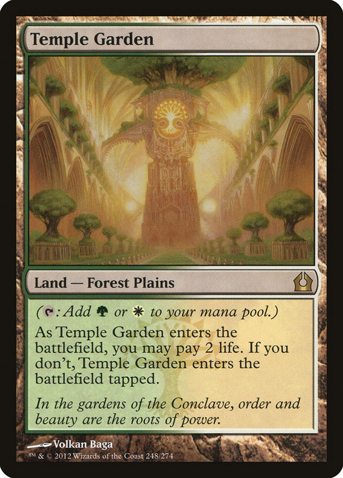 Temple Garden [Return to Ravnica] | Card Merchant Takapuna