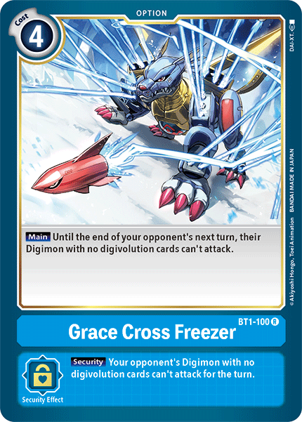 Grace Cross Freezer [BT1-100] [Release Special Booster Ver.1.5] | Card Merchant Takapuna