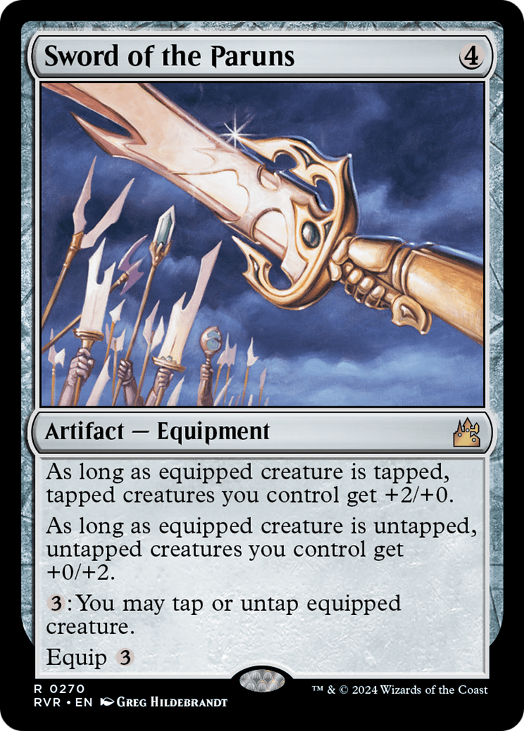 Sword of the Paruns [Ravnica Remastered] | Card Merchant Takapuna