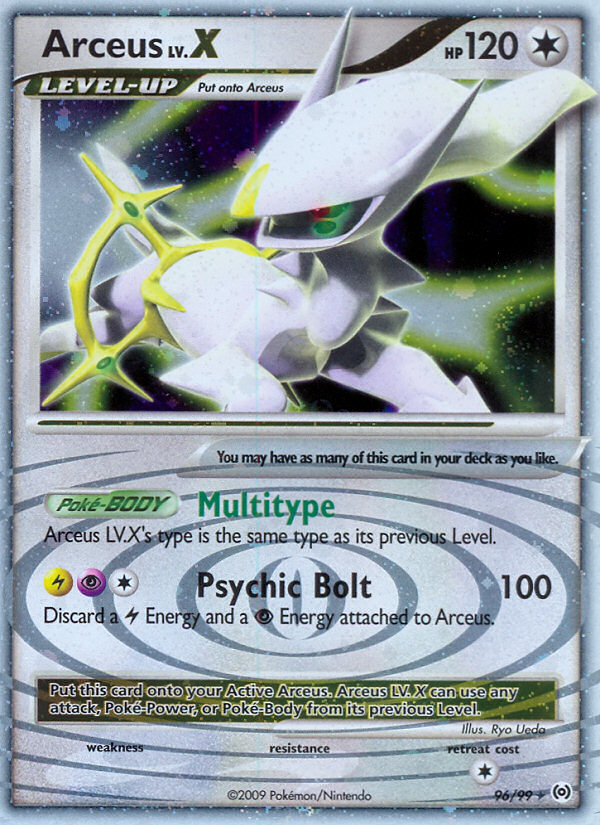 Arceus LV.X (96/99) [Platinum: Arceus] | Card Merchant Takapuna