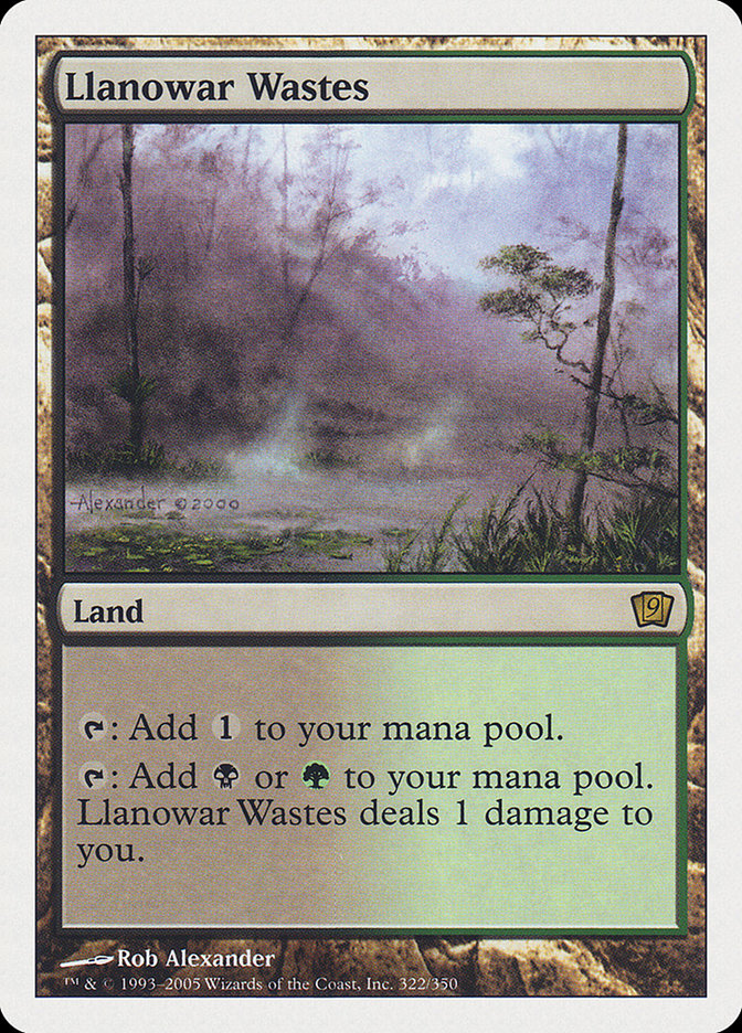 Llanowar Wastes [Ninth Edition] | Card Merchant Takapuna