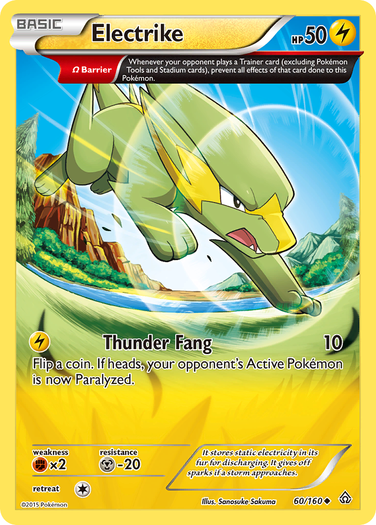 Electrike (60/160) [XY: Primal Clash] | Card Merchant Takapuna