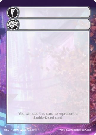 Helper Card (2/9) [Kamigawa: Neon Dynasty Tokens] | Card Merchant Takapuna