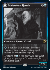 Malevolent Hermit // Benevolent Geist [Innistrad: Double Feature] | Card Merchant Takapuna