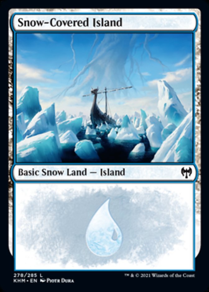 Snow-Covered Island (278) [Kaldheim] | Card Merchant Takapuna