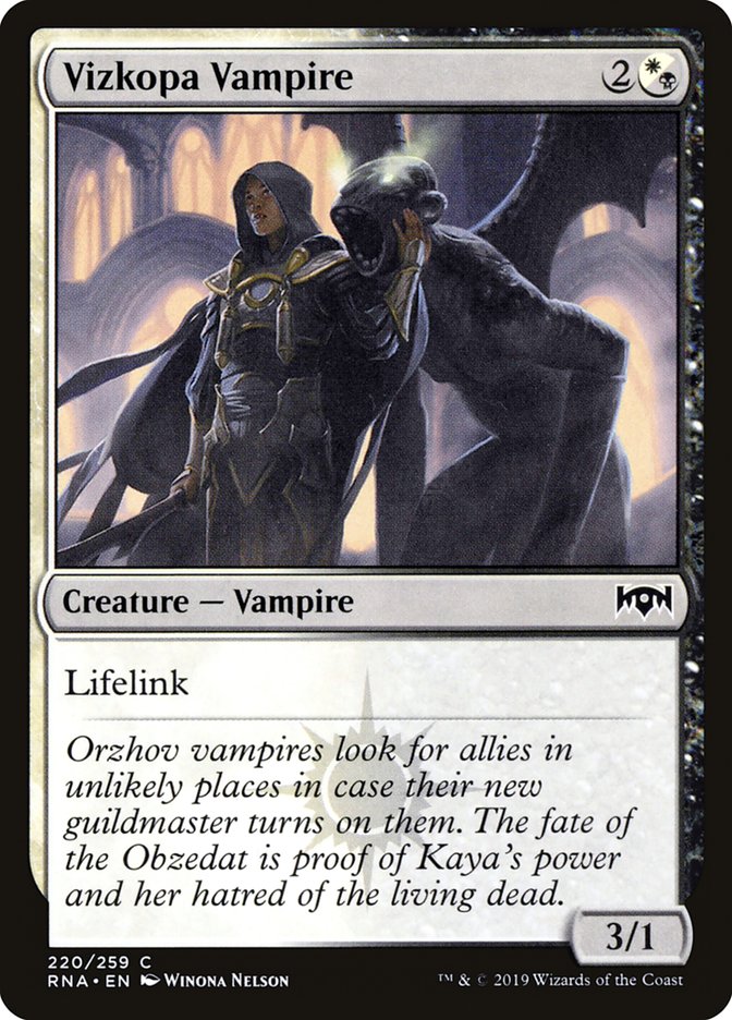 Vizkopa Vampire [Ravnica Allegiance] | Card Merchant Takapuna