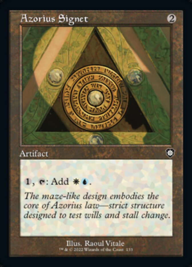 Azorius Signet (Retro) [The Brothers' War Commander] | Card Merchant Takapuna