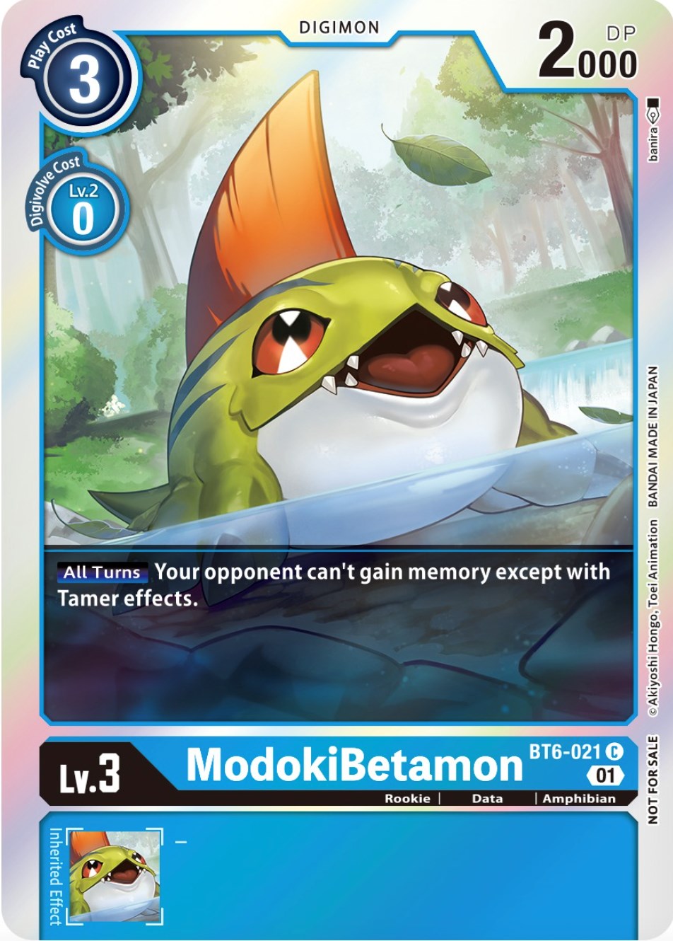 ModokiBetamon [BT6-021] (Premium Deck Set Lucky Pack) [Double Diamond Promos] | Card Merchant Takapuna