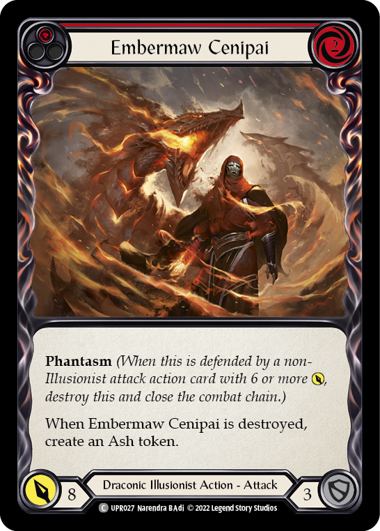 Embermaw Cenipai (Red) [UPR027] (Uprising)  Rainbow Foil | Card Merchant Takapuna