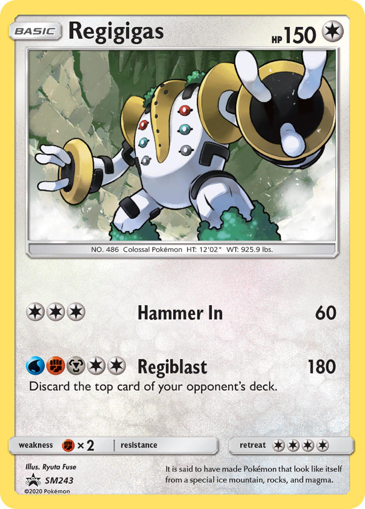 Regigigas (SM243) [Sun & Moon: Black Star Promos] | Card Merchant Takapuna