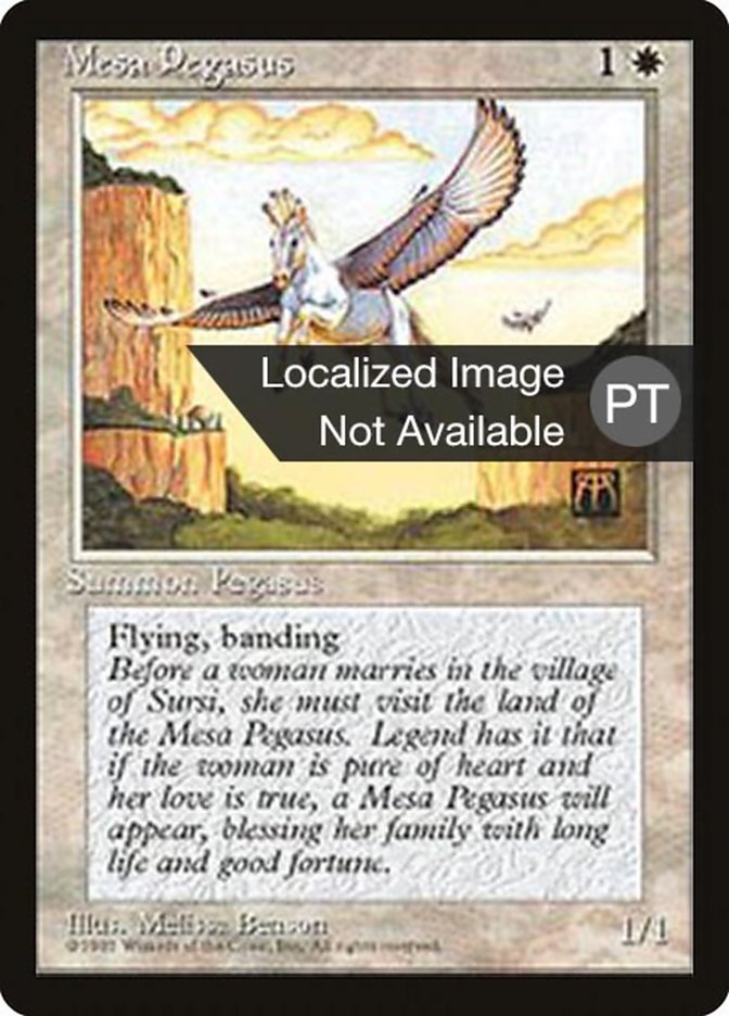 Mesa Pegasus [Fourth Edition (Foreign Black Border)] | Card Merchant Takapuna