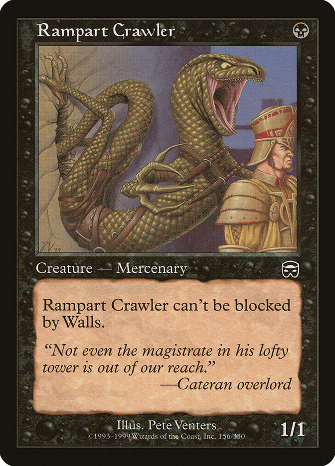 Rampart Crawler [Mercadian Masques] | Card Merchant Takapuna