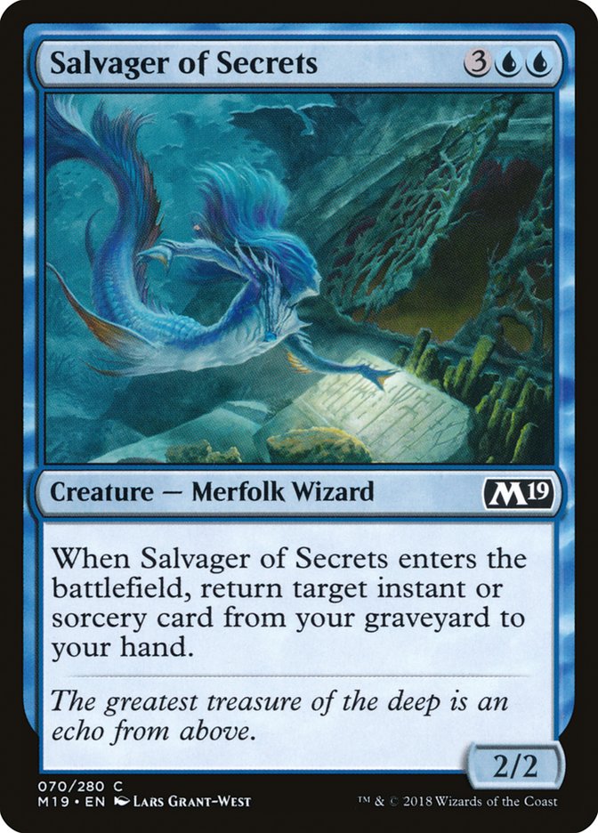 Salvager of Secrets [Core Set 2019] | Card Merchant Takapuna