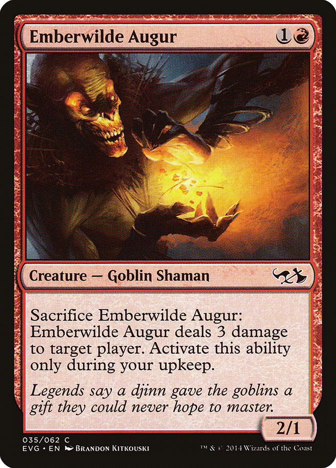 Emberwilde Augur (Elves vs. Goblins) [Duel Decks Anthology] | Card Merchant Takapuna