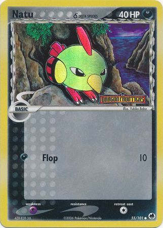 Natu (55/101) (Delta Species) (Stamped) [EX: Dragon Frontiers] | Card Merchant Takapuna