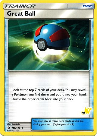 Great Ball (119/149) (Pikachu Stamp #49) [Battle Academy 2020] | Card Merchant Takapuna