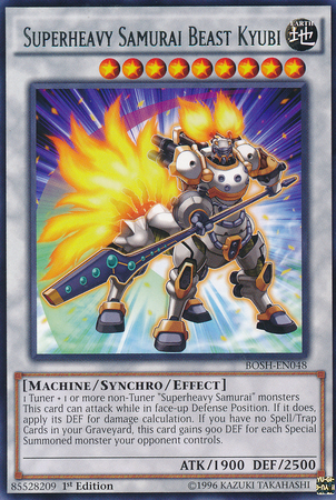 Superheavy Samurai Beast Kyubi [BOSH-EN048] Rare | Card Merchant Takapuna