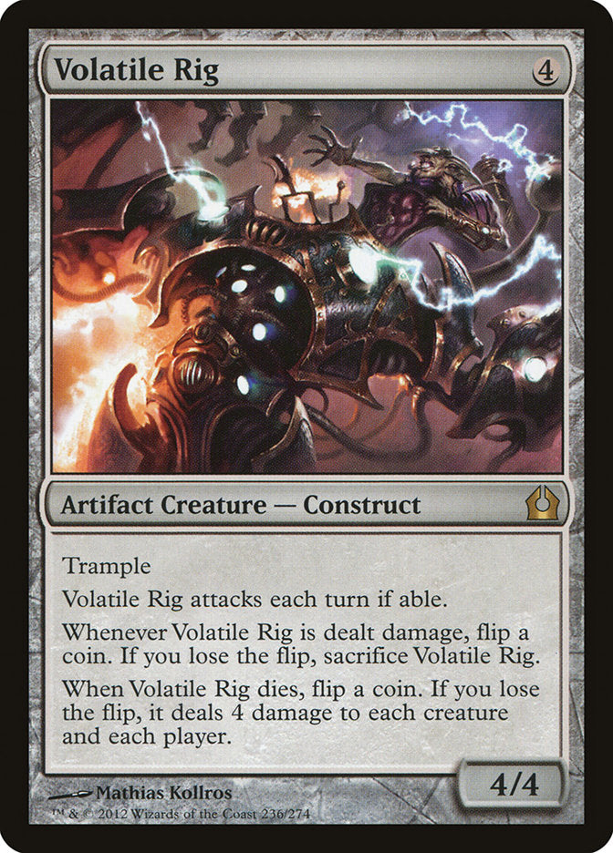 Volatile Rig [Return to Ravnica] | Card Merchant Takapuna