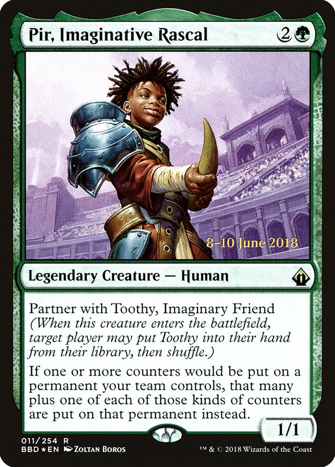 Pir, Imaginative Rascal [Battlebond Prerelease Promos] | Card Merchant Takapuna