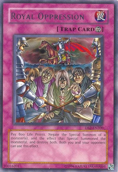 Royal Oppression [DB2-EN200] Rare | Card Merchant Takapuna