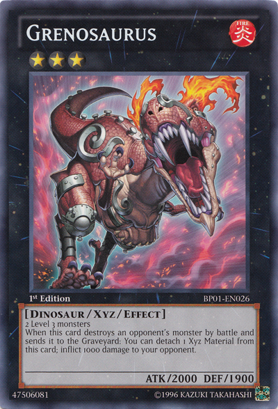 Grenosaurus [BP01-EN026] Rare | Card Merchant Takapuna