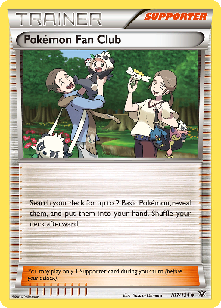 Pokemon Fan Club (107/124) [XY: Fates Collide] | Card Merchant Takapuna