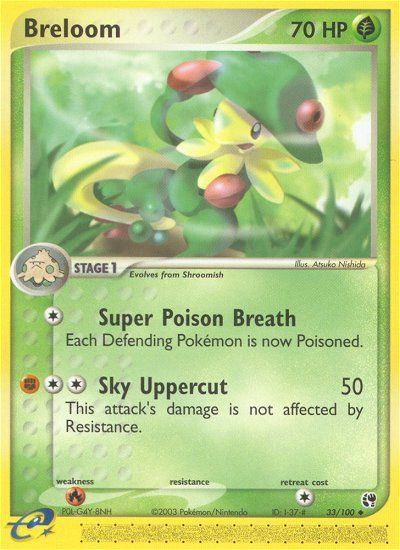 Breloom (33/100) [EX: Sandstorm] | Card Merchant Takapuna