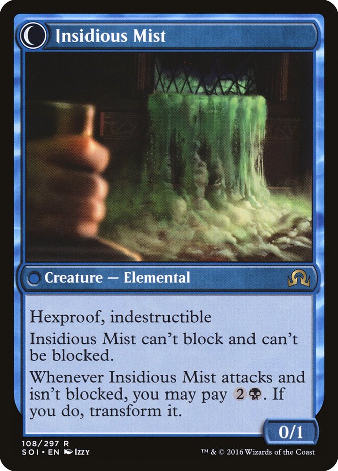 Elusive Tormentor // Insidious Mist [Shadows over Innistrad] | Card Merchant Takapuna