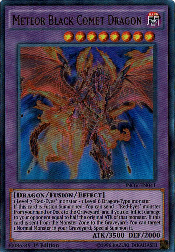 Meteor Black Comet Dragon [INOV-EN041] Ultra Rare | Card Merchant Takapuna