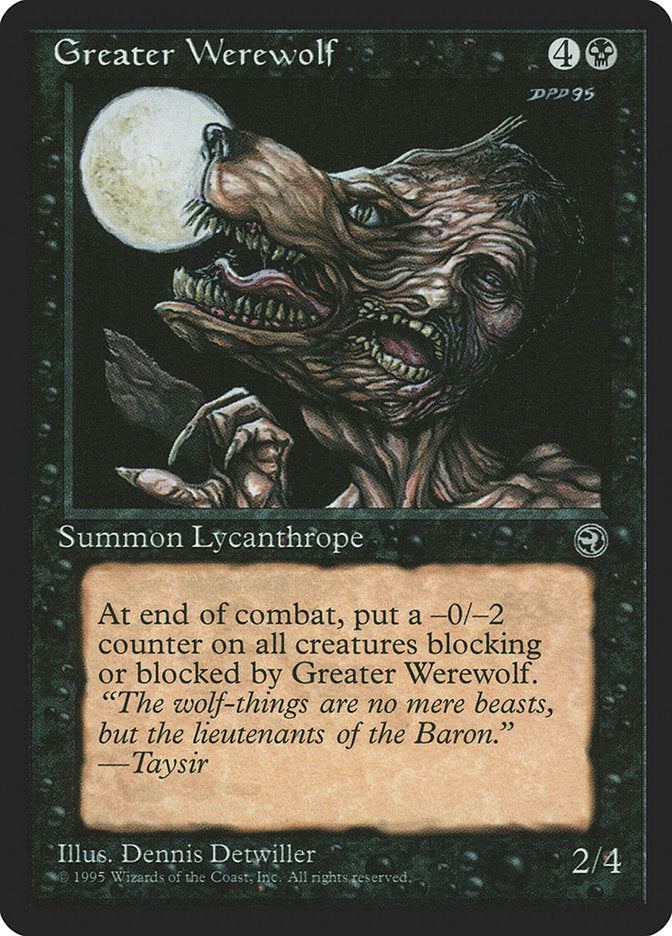 Greater Werewolf [Homelands] | Card Merchant Takapuna