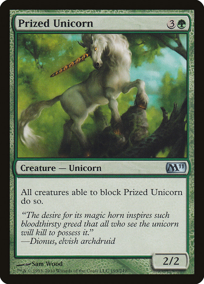 Prized Unicorn [Magic 2011] | Card Merchant Takapuna