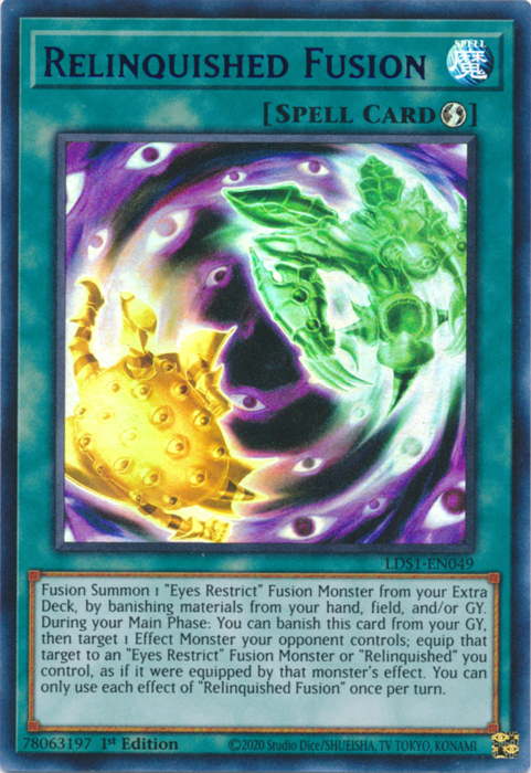 Relinquished Fusion (Purple) [LDS1-EN049] Ultra Rare | Card Merchant Takapuna