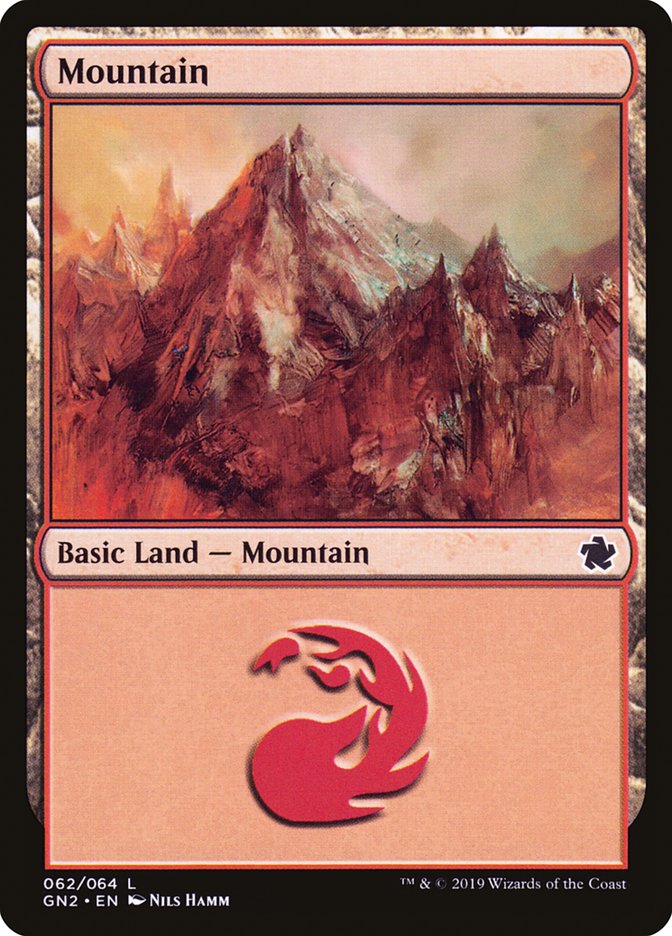 Mountain (62) [Game Night 2019] | Card Merchant Takapuna