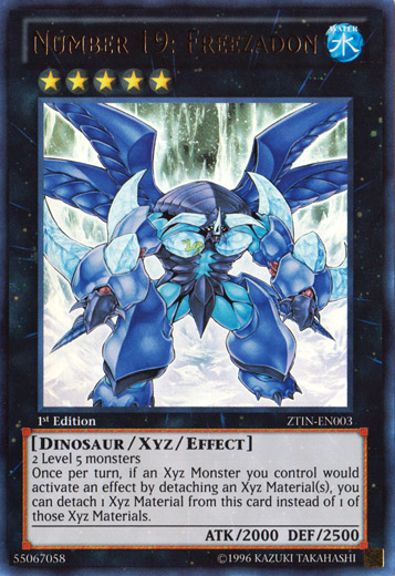 Number 19: Freezadon [ZTIN-EN003] Ultra Rare | Card Merchant Takapuna