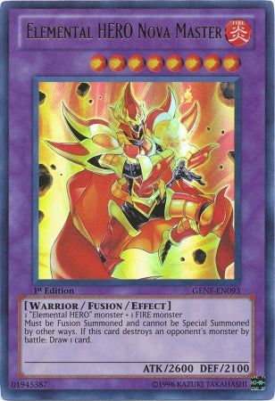 Elemental Hero Nova Master [GENF-EN093] Ultra Rare | Card Merchant Takapuna