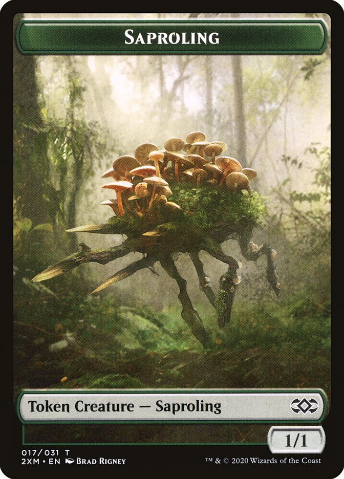 Saproling Token [Double Masters Tokens] | Card Merchant Takapuna