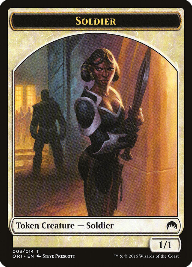 Soldier Token [Magic Origins Tokens] | Card Merchant Takapuna