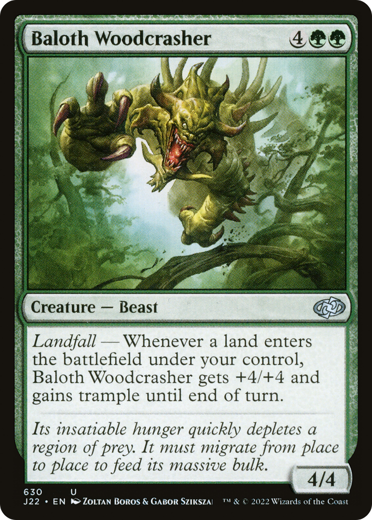 Baloth Woodcrasher [Jumpstart 2022] | Card Merchant Takapuna