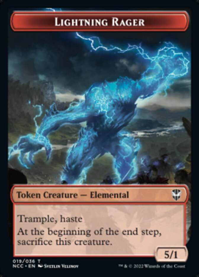 Lightning Rager // Rogue Double-Sided Token [Streets of New Capenna Commander Tokens] | Card Merchant Takapuna