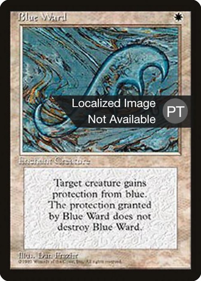 Blue Ward [Fourth Edition (Foreign Black Border)] | Card Merchant Takapuna