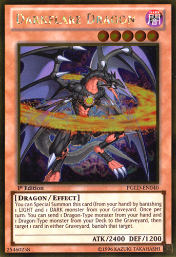 Darkflare Dragon [PGLD-EN040] Gold Rare | Card Merchant Takapuna