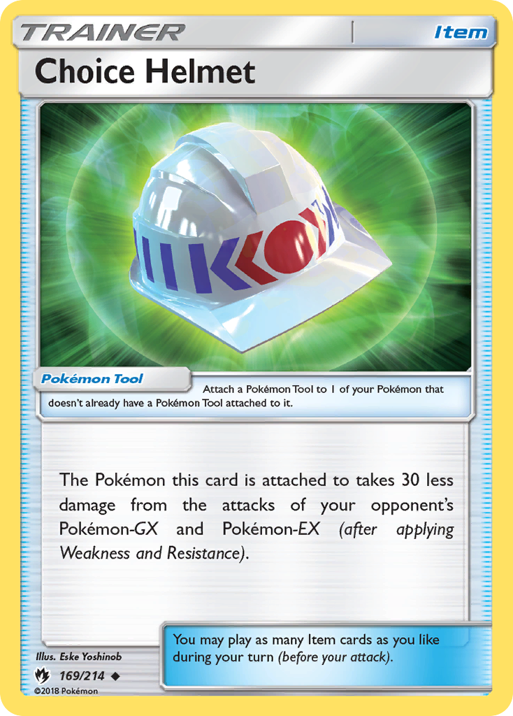 Choice Helmet (169/214) [Sun & Moon: Lost Thunder] | Card Merchant Takapuna