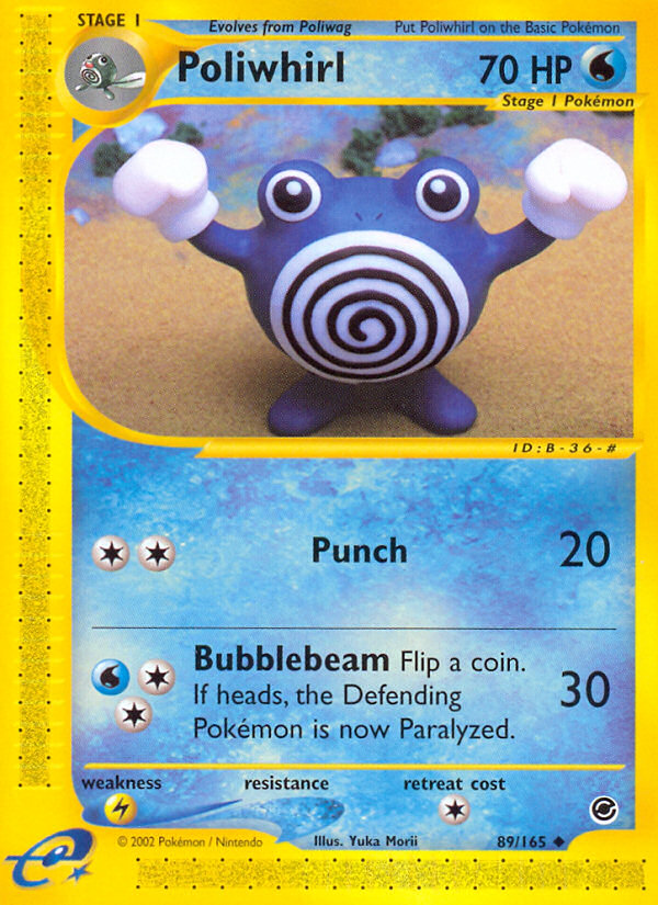 Poliwhirl (89/165) [Expedition: Base Set] | Card Merchant Takapuna