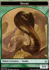 Snake // Zombie Double-Sided Token [Hour of Devastation Tokens] | Card Merchant Takapuna