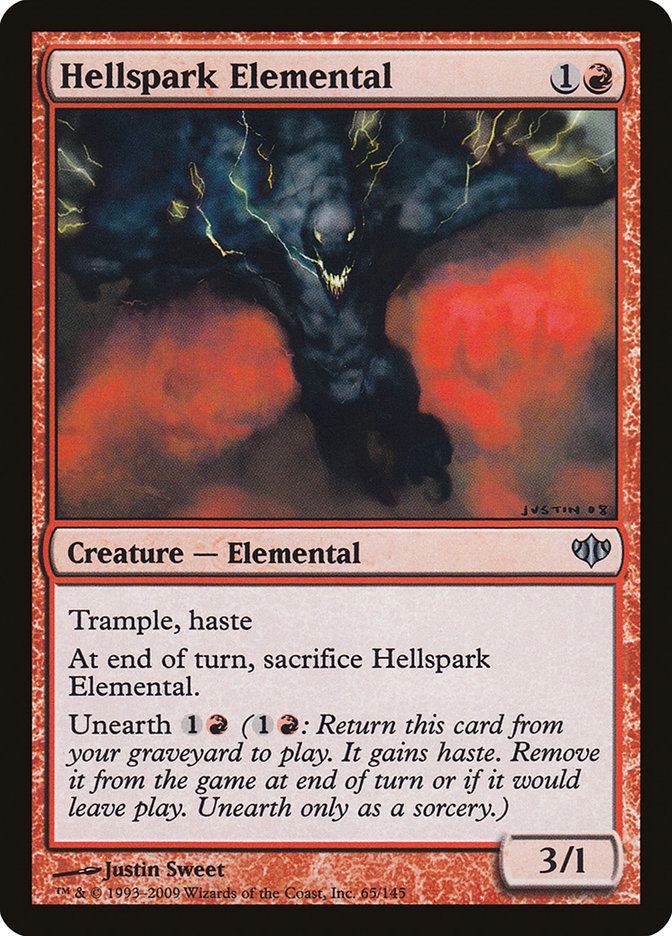 Hellspark Elemental [Conflux] | Card Merchant Takapuna